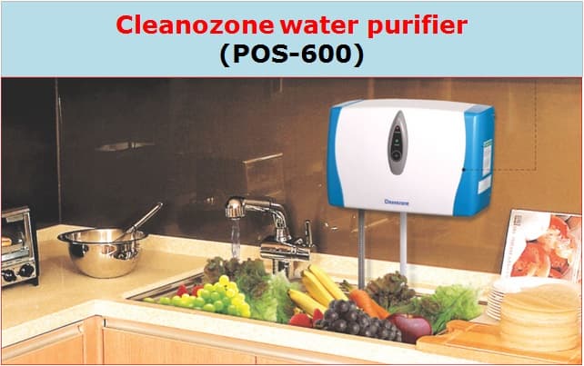 CLEANOZONE WATER PURIFIER_ POS _ 600